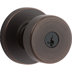 Kwikset Pismo Round Keyed Entry Knob Featuring Smartkey Security